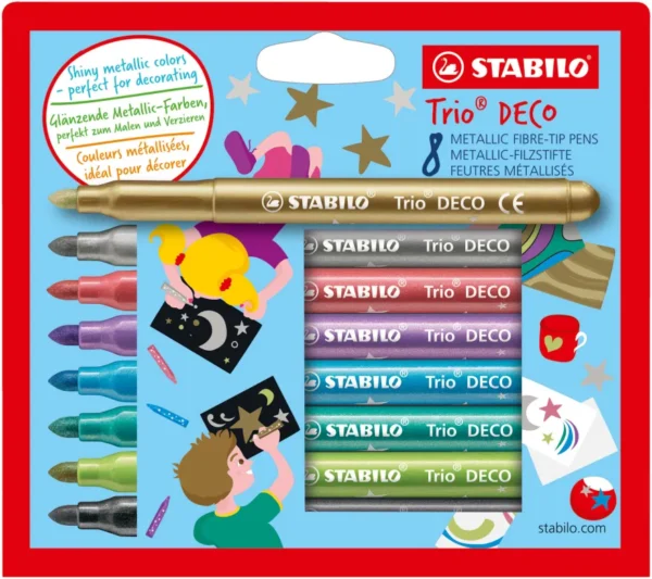 STABILO: TRIO DECO 8 PZ