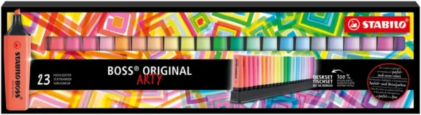 STABILO: EVIDENZIATORE BOSS ORIGINAL DESKSET ARTY 23 PZ - (7023-01-5-20)