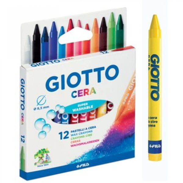 GIOTTO: PASTELLI A CERA 12 PZ
