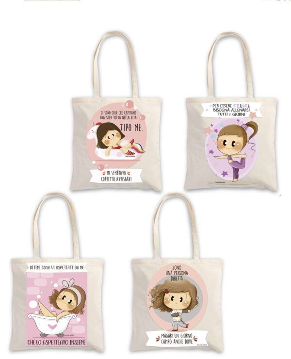 BUBINE: SHOPPER COTONE - FANTASIE ASSORTITE
