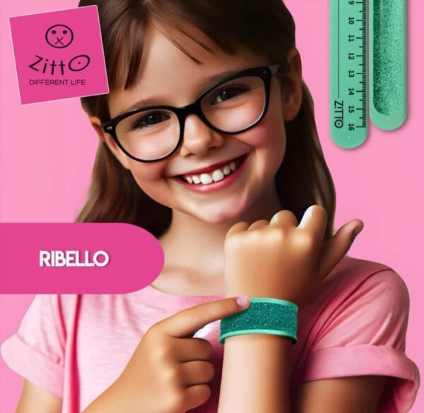 ZITTO: RIBELLO L'ELEGANTE RIGHELLO ROSA PASTELLO - immagine 2
