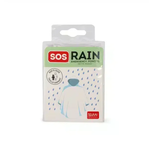 LEGAMI: Poncho Impermeabile per Bambini - SOS Rain-Kid's size