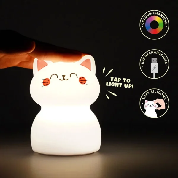 Luce Notturna Ricaricabile - Soft Dreams - Gatto (NLS0001)