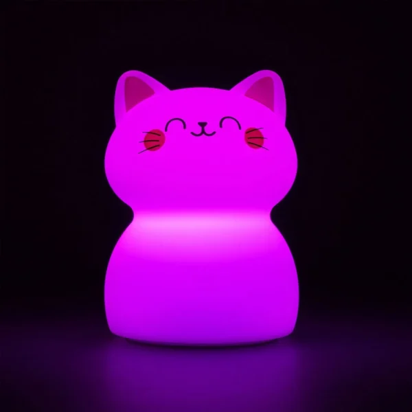 Luce Notturna Ricaricabile - Soft Dreams - Gatto (NLS0001) - immagine 3