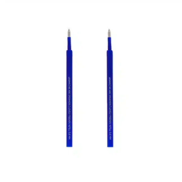 LEGAMI: Set di 2 Refill per Penna Gel - Lovely Friends - BLU