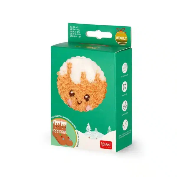 LEGAMI: CALZINI ANTISCIVOLO - GINGERBREAD BAMBINO (KCSXS0006) - immagine 4