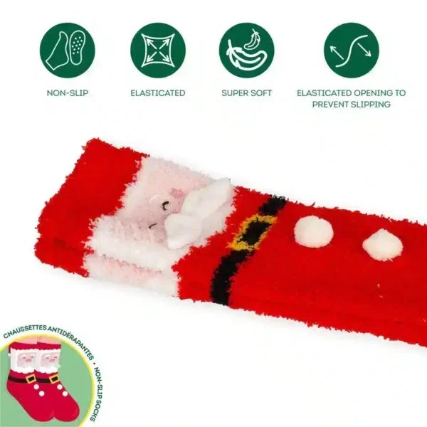 LEGAMI: CALZINI ANTOSCIVOLO - BABBO NATALE ADULTO (CSXS0001) - immagine 3
