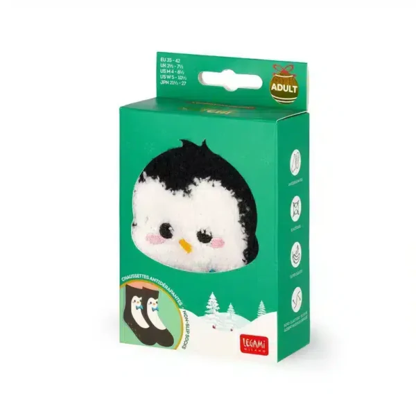 LEGAMI: CALZINI ANTISCIVOLO - PINGUINO ADULTO (CSXS0005) - immagine 4