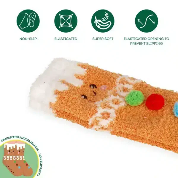 LEGAMI: CALZINI ANTISCIVOLO - GINGERBREAD ADULTO (CSXS0006) - immagine 3