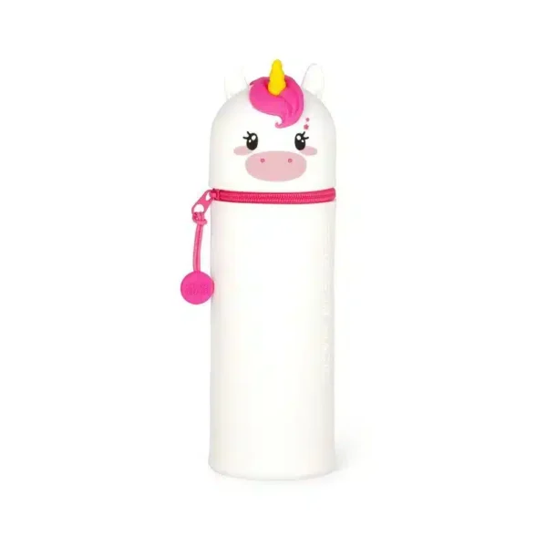 2-IN-1 SILICONE PENCIL CASE - KAWAII - UNICORN (KA0012)