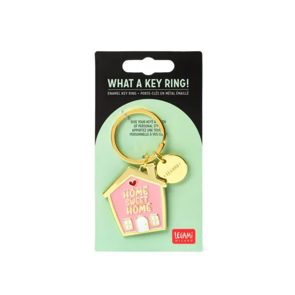 Portachiavi in Metallo Smaltato - What a Key Ring! HOUSE (EKR0002) - immagine 2