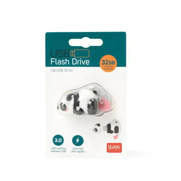 LEGAMI: 32 GB USB FLASH DRIVE - USB FLASH DRIVE - PANDA - immagine 3