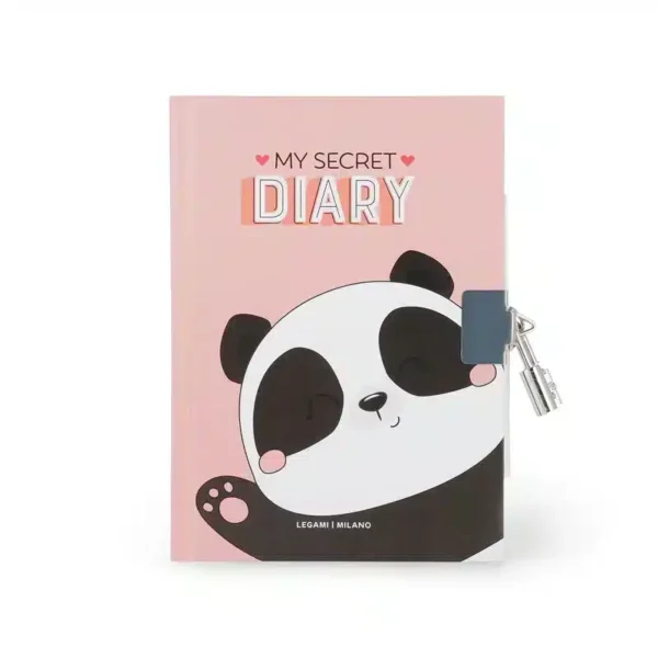 Diario Segreto con Lucchetto - My Secret Diary panda (DIA0013)