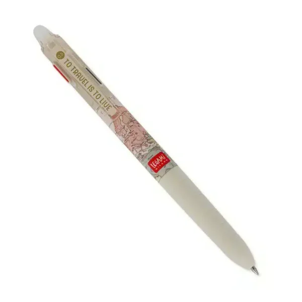 LEGAMI: 3-COLOUR ERASABLE GEL PEN - Penna Gel Cancellabile 3 Colori - TRAVEL