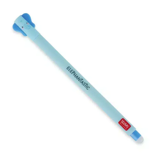 PENNA CANCELLABILE - ELEFANTE - inchiostro gel azzurro - immagine 2