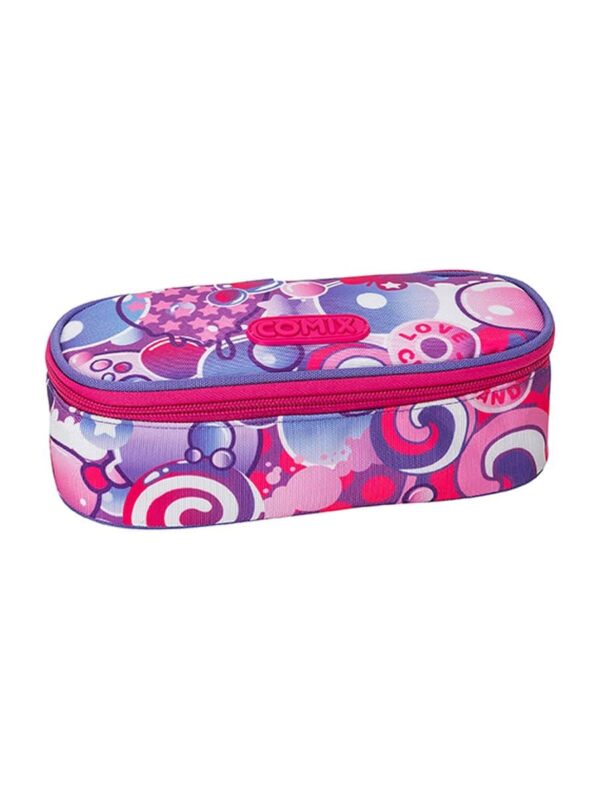COMIX: ASTUCCIO OVALE ORGANIZZATO COMIX BRIGHT BUBBLES GIRL