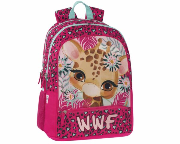 WWF ILLUSTRATO: ZAINO SCUOLA ORGANIZZATO (67572)