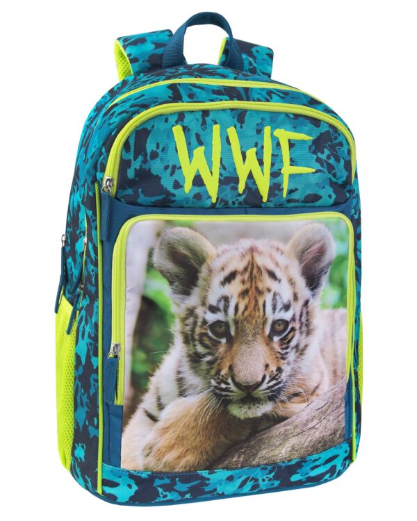 ZAINO ORGANIZZATO WWF FOTOGRAFICO TIGROTTO