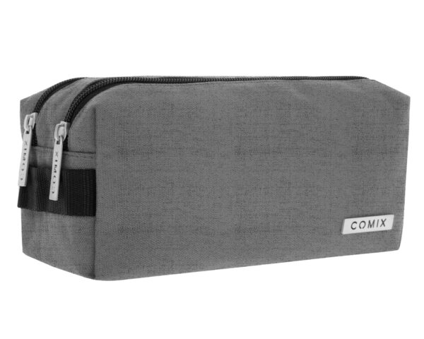 COMIX: ASTUCCIO 2 ZIP GRIGIO MELANGE (69785GR)