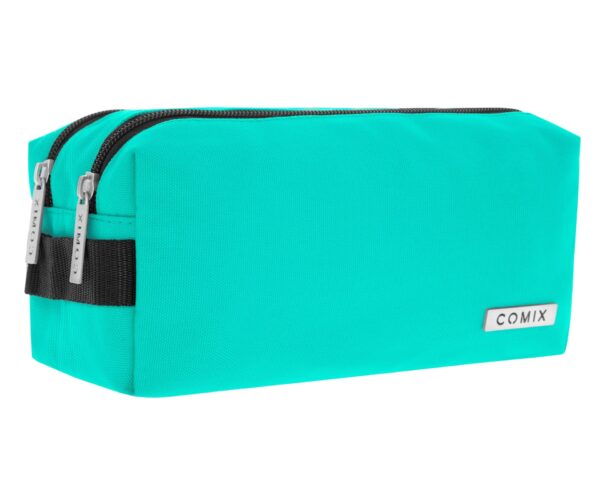 COMIX: ASTUCCIO 2 ZIP VERDE ACQUA LAGOOS (69785LA)