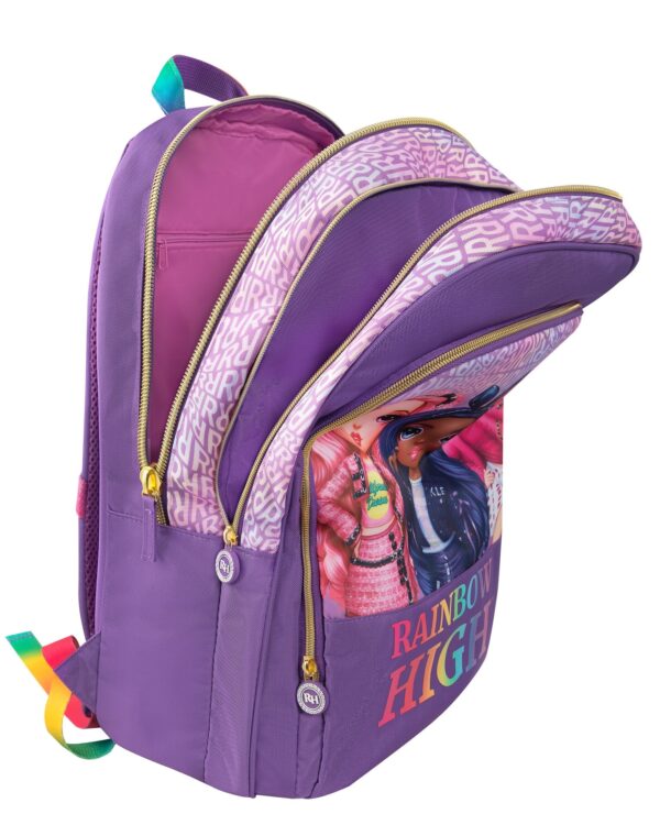 RAINBOW HIGH: ZAINO ORGANIZZATO TROLLEY STACCABILE - immagine 4