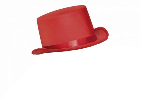 cappello a cilindro rosso