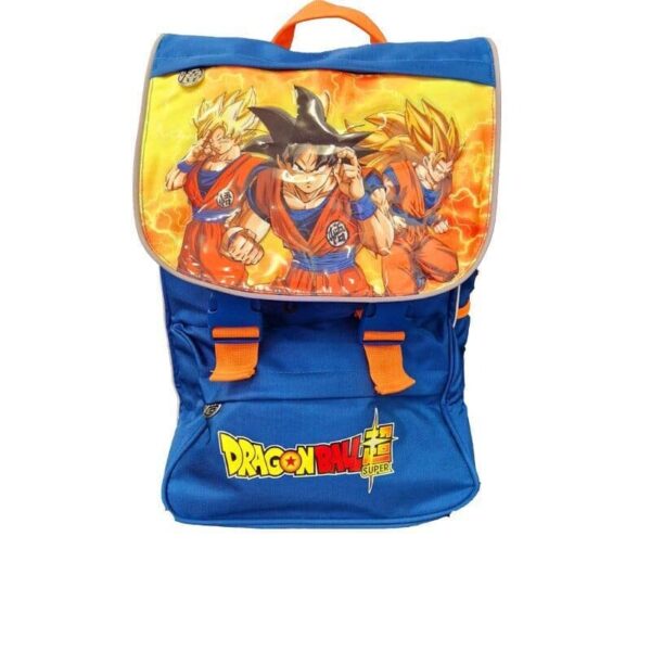 SCHOOLPACK DRAGONBALL ZAINO ESTENSIBILE + AST. OVALE