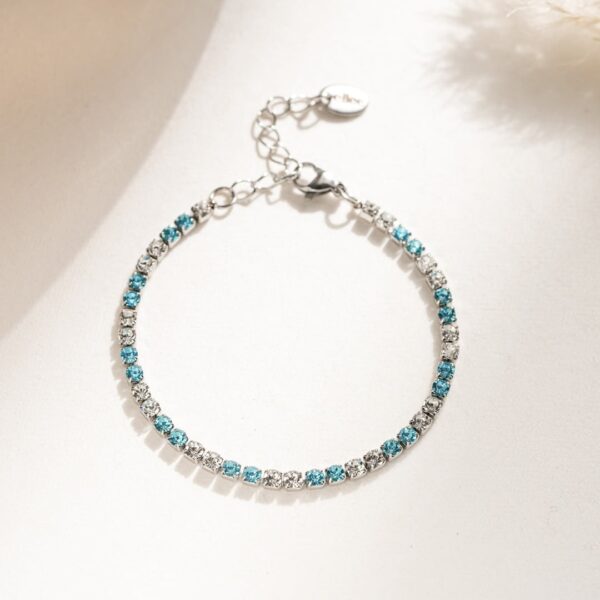 BRACCIALE TENNIS ACCIAIO E ZIRCONI