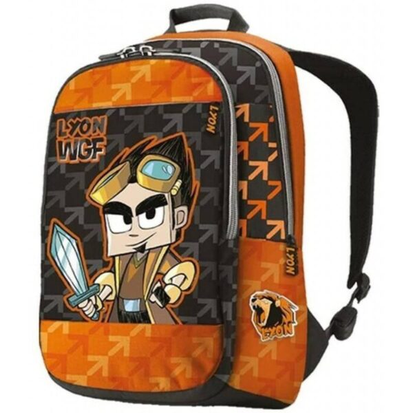 LYON GAMER WGF: ZAINO ORGANIZZATO + astuccio ovale