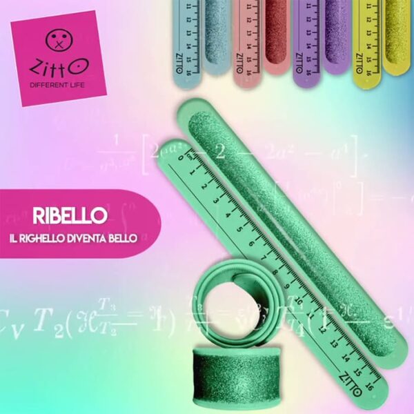 ZITTO: RIBELLO L'ELEGANTE RIGHELLO CELESTE