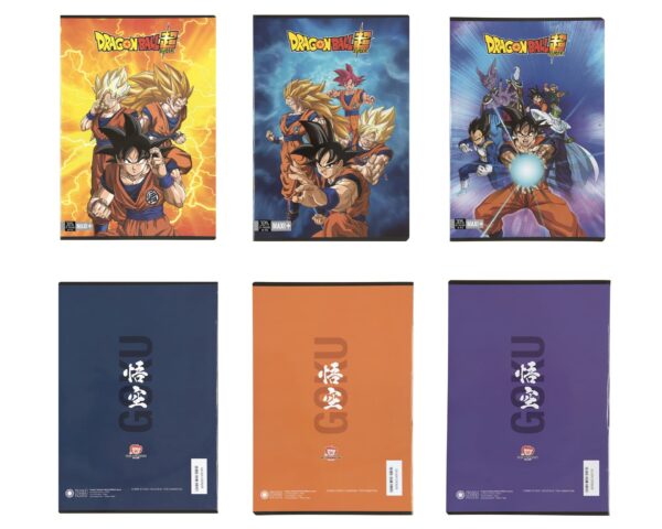 DRAGON BALL: CONFEZIONE 12 PZ QUADERNO MAXI + 30%  RIGA C 1 RIGO C/MARGINE