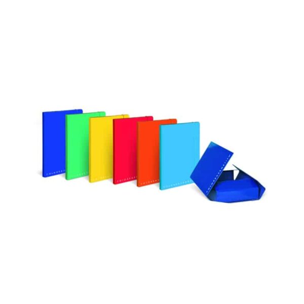COLOREASSORTITO: PORTADOCUMENTI CON ELASTICO PIATTO MM 250 X 340 - 50MM ASSORTITI