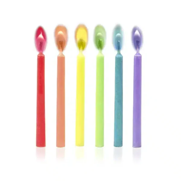 LEGAMI: Candeline con Fiamma Colorata