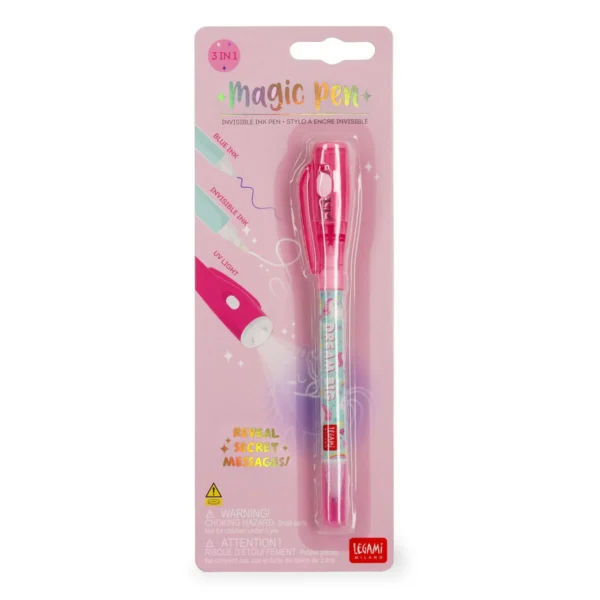 LEGAMI: Penna con Inchiostro Invisibile - Magic Pen ROSA - immagine 2