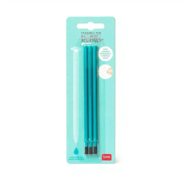 REFILL PENNA CANCELLABILE TURCHESE - immagine 2