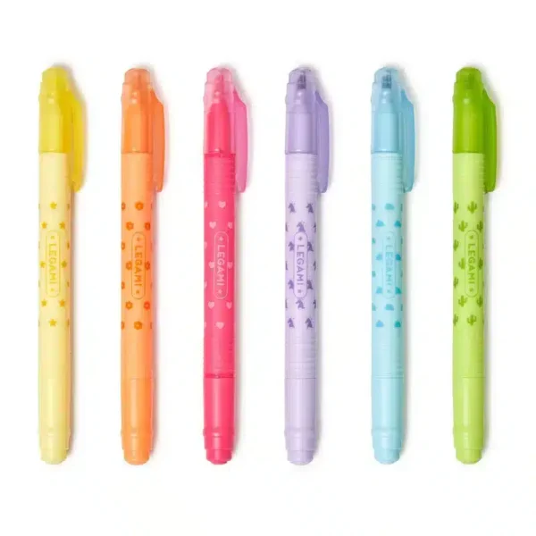 LEGAMI: Set di 6 Evidenziatori Cancellabili - Magic Highlighters (EH0001)