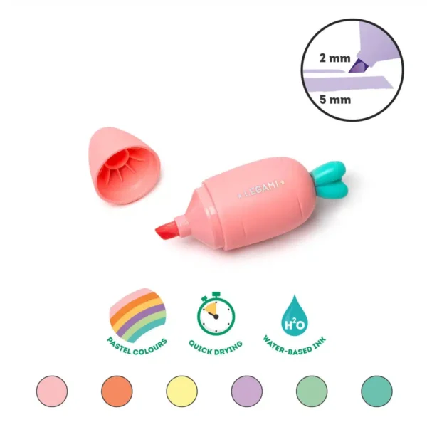 Set di 6 Mini Evidenziatori - Carrate Team (HC0001) - immagine 3