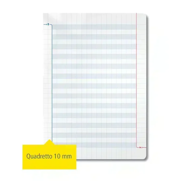 TOP QUALITY: MAXIDIDATTICO 1 CM CON MARGINE BLU