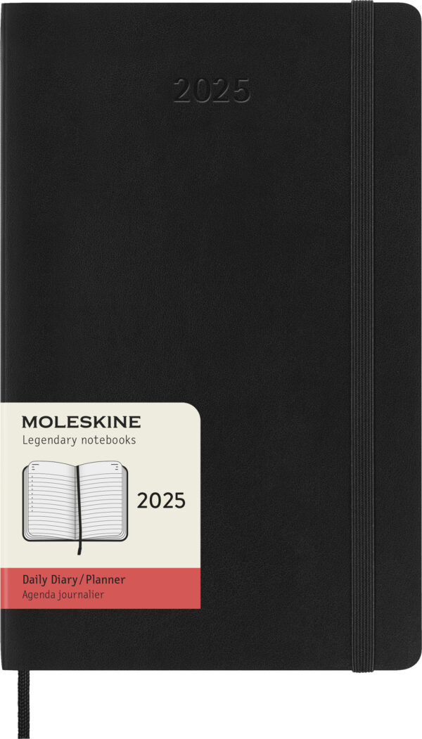 MOLESKINE: AG. 12 MESI GIORNALIERA LARGE COP. MORBIDA