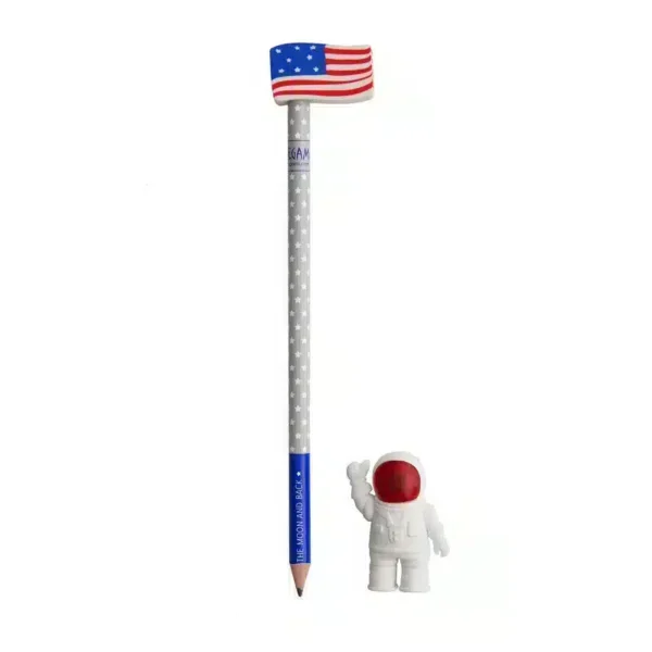 LEGAMI: Set di 2 Gomme e 1 Matita - To The Moon And Back