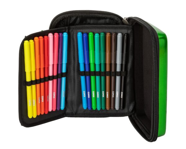 COMIX: ASTUCCIO COMPLETO MAXI ZIP VERDE (69727GN) - immagine 3