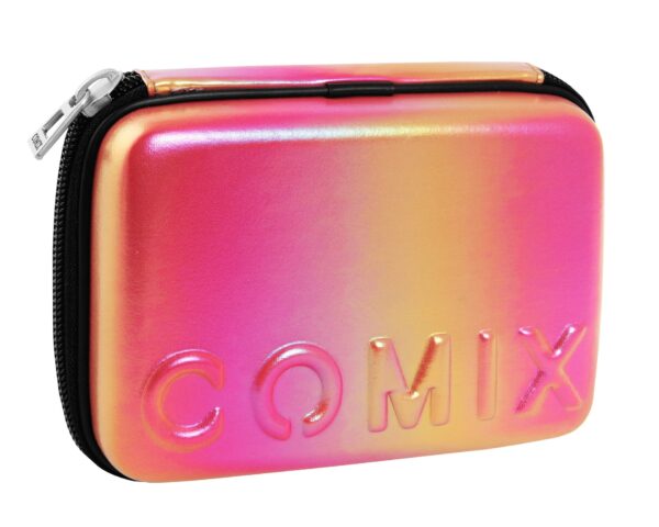 COMIX: ASTUCCIO COMPLETO MAXI ZIP FUCSIA BRILLANTE (69727FU)