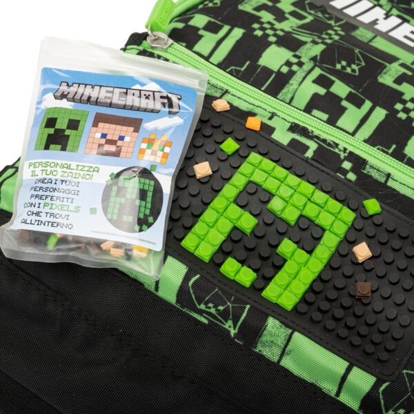 COMIX : Zaino organizzato new green minecraft (70384) - immagine 2