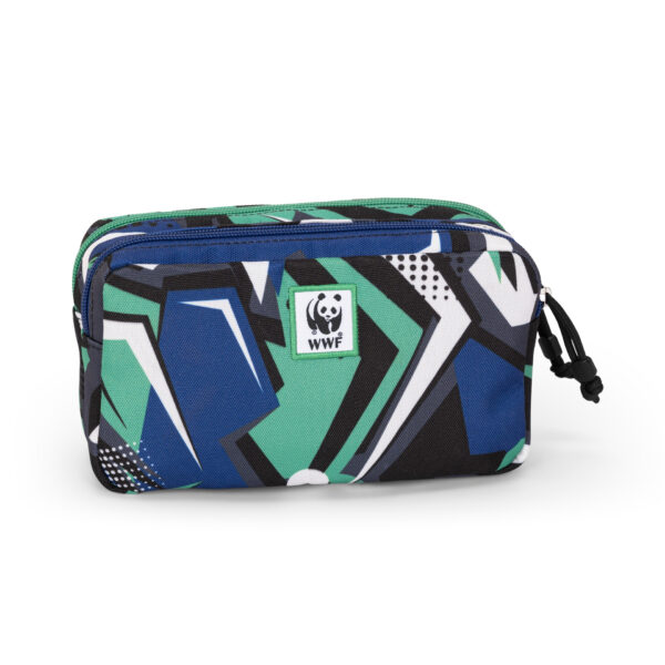 WWF ILLUSTRATO: ASTUCCIO RETTANGOLARE 2 ZIP - LUPO - immagine 2