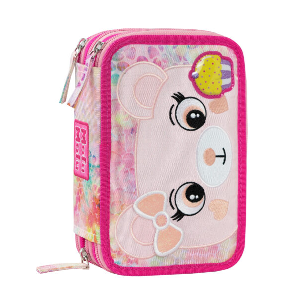 MOFUMOFU: ASTUCCIO 3 ZIP COMPLETO - ORSO (73304OR)