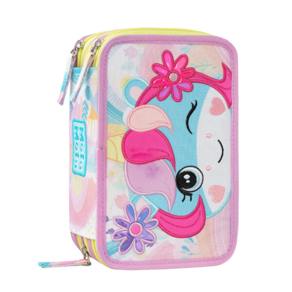 MOFUMOFU: ASTUCCIO 3 ZIP COMPLETO - UNICORNO (73304UN)