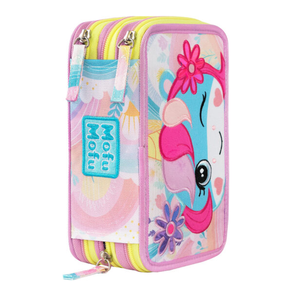 MOFUMOFU: ASTUCCIO 3 ZIP COMPLETO - UNICORNO (73304UN) - immagine 3