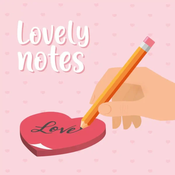 LEGAMI: Blocchetto Note Adesivo - Lovely Notes - immagine 2