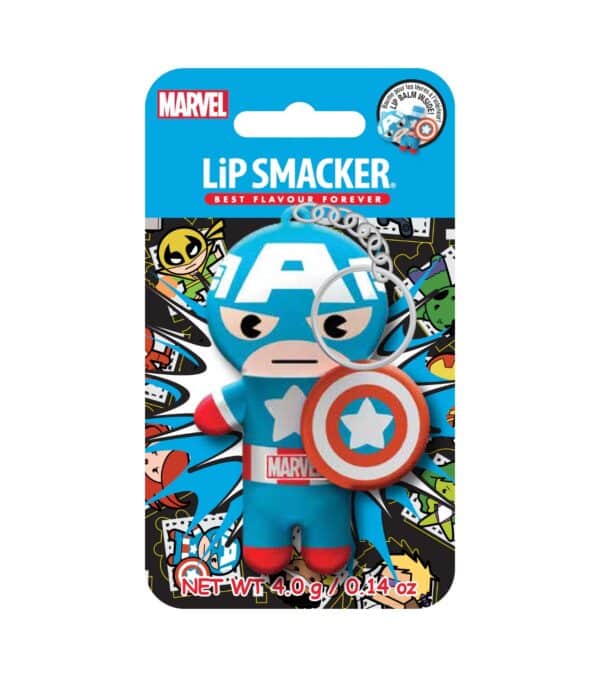 MARVEL SUPERHERO LIP BALM - CAPTAIN AMERICA (82042EW)