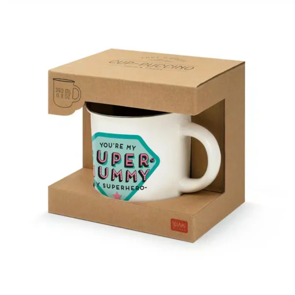 Tazza in Porcellana - Cup-Puccino - SUPER MUMMY (CUP0035) - immagine 2